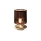 Tread Small Table Lamp - Matt Gold / Burnt Earth Transparent