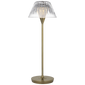 Blaze 16" Rechargeable Table Lamp, a premium Decorative light by Visual Comfort & Co. Close - up image of its design.