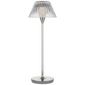 Blaze 16" Rechargeable Table Lamp, a premium Decorative light by Visual Comfort & Co. Close - up image of its design.