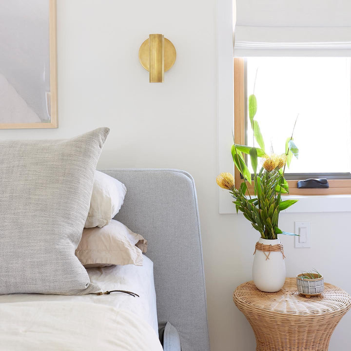 Lancelot Pivoting Light, a premium Functional light by Visual Comfort & Co. Close - up image of its design.