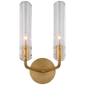 Casoria 14" Double Sconce, a premium Decorative light by Visual Comfort & Co. Close - up image of its design.