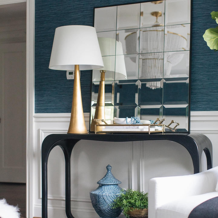 Dover Table Lamp, a premium Decorative light by Visual Comfort & Co. Close - up image of its design.