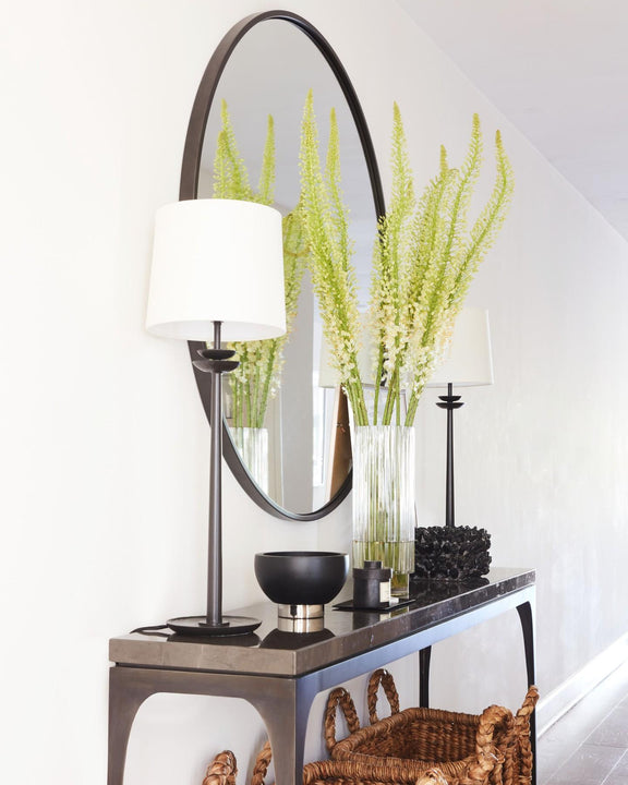 Beaumont Medium Buffet Lamp, a premium Decorative light by Visual Comfort & Co. Close - up image of its design.