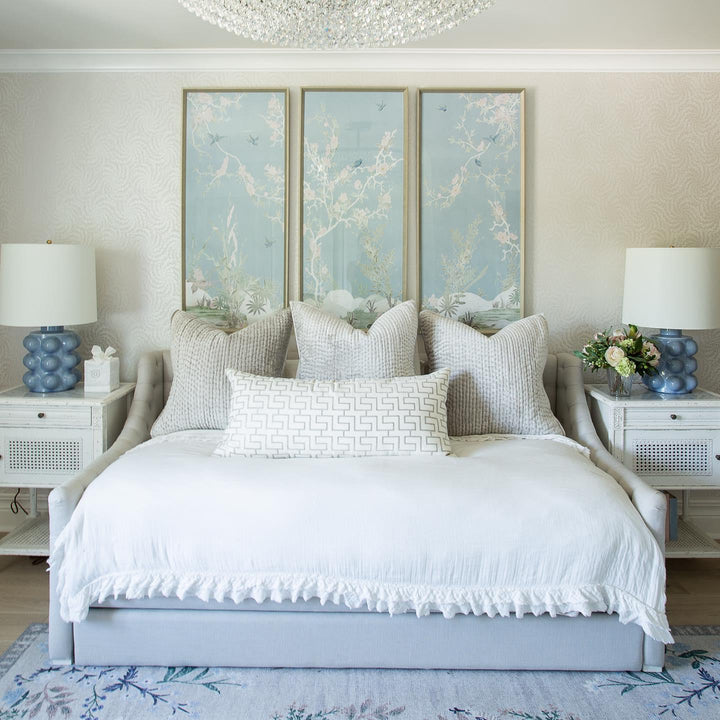 Vedra Medium Table Lamp, a premium Decorative light by Visual Comfort & Co. Close - up image of its design.