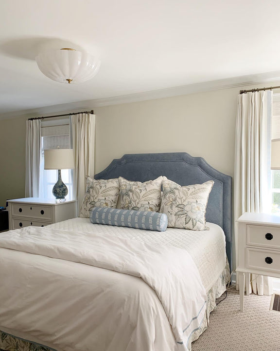 Rosehill Large Semi - Flush Mount, a premium Flush Mount light by Visual Comfort & Co. Close - up image of its design.