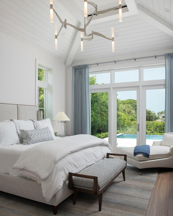 Brenta Grande Chandelier, a premium Chandelier light by Visual Comfort & Co. Close - up image of its design.