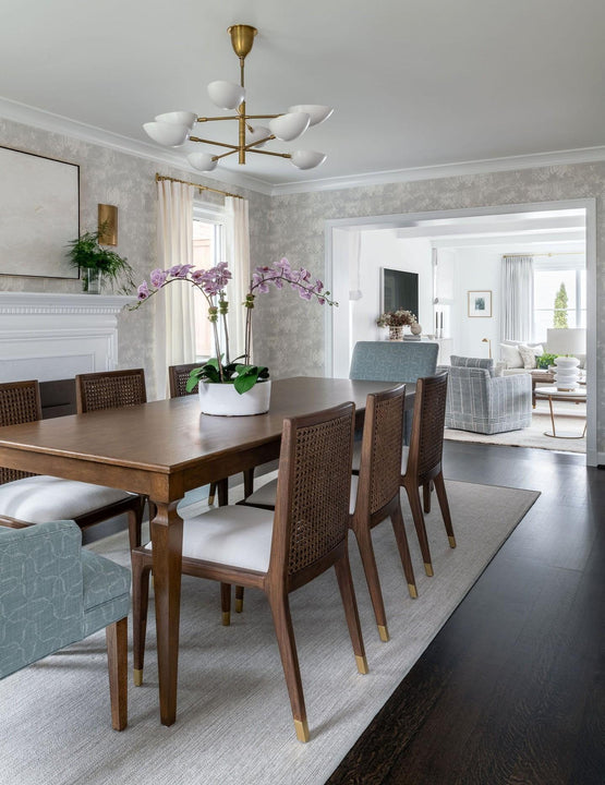 Graphic Large Two - Tier Chandelier, a premium Chandelier light by Visual Comfort & Co. Close - up image of its design.