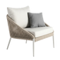 Rodona Armchair - Beige / White Wash Textured