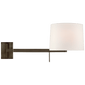 Sweep Medium Left Articulating Sconce, a premium light by Visual Comfort & Co. Close - up image of its design.