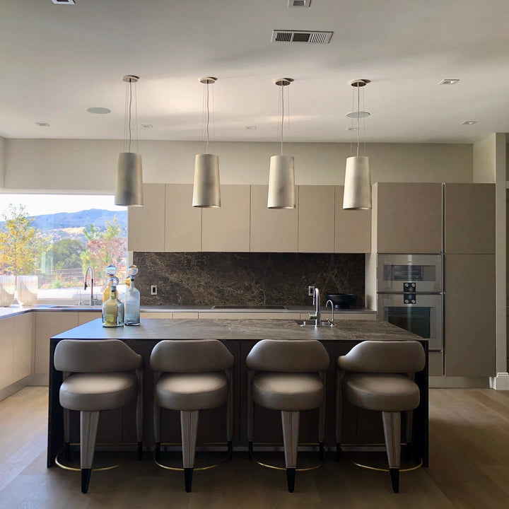 Halo Tall Hanging Shade, a premium Hanging Shade light by Visual Comfort & Co. Close - up image of its design.