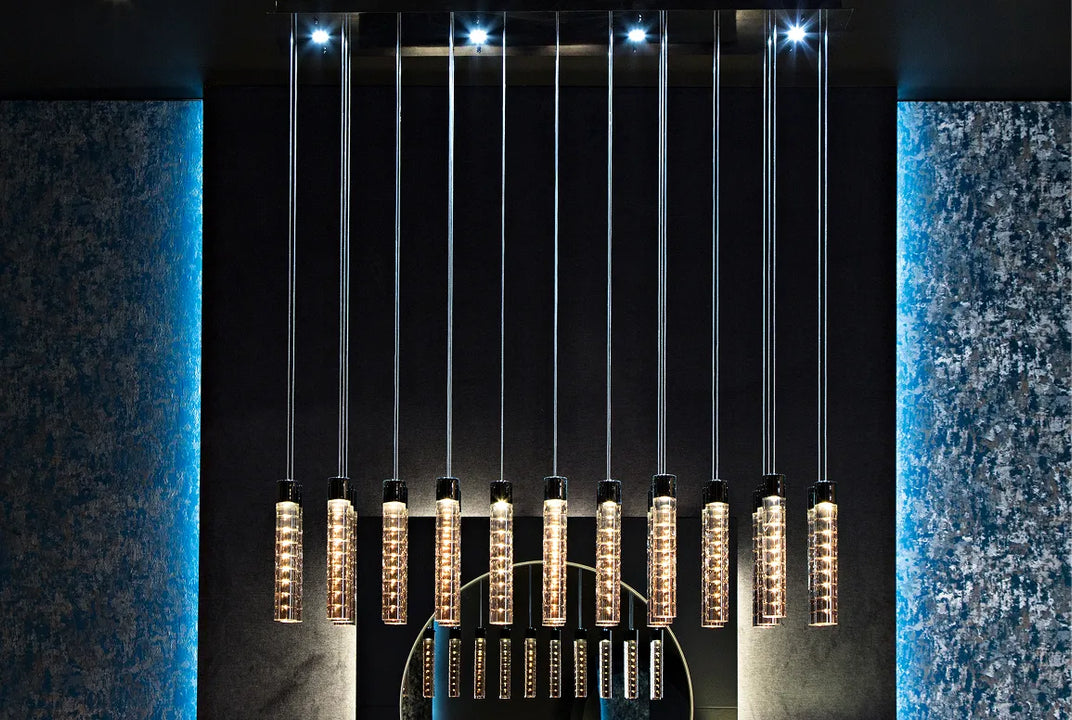 Black&More Rectangular Chandelier