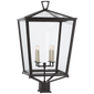 Darlana Post Light, a premium Post light by Visual Comfort & Co. Close - up image of its design.