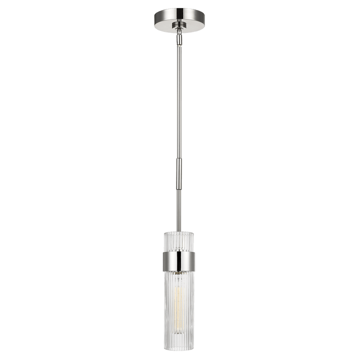 Geneva Medium Pendant, a premium Pendant light by Visual Comfort & Co. Close - up image of its design.
