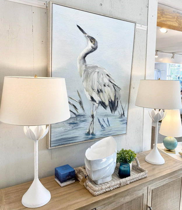 Alberto Large Table Lamp, a premium Decorative light by Visual Comfort & Co. Close - up image of its design.