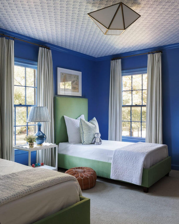 Lorino Large Semi - Flush Mount, a premium Flush Mount light by Visual Comfort & Co. Close - up image of its design.