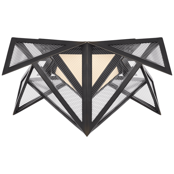 Ori Small Flush, a premium Flush Mount light by Visual Comfort & Co. Close - up image of its design.