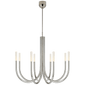 Rousseau Medium Chandelier, a premium Chandelier light by Visual Comfort & Co. Close - up image of its design.