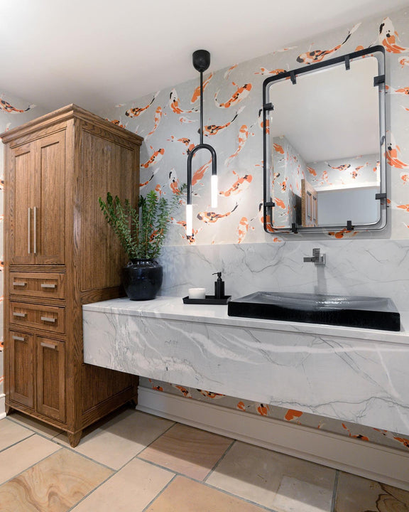 Rousseau Small Asymmetric Pendant, a premium Pendant light by Visual Comfort & Co. Close - up image of its design.