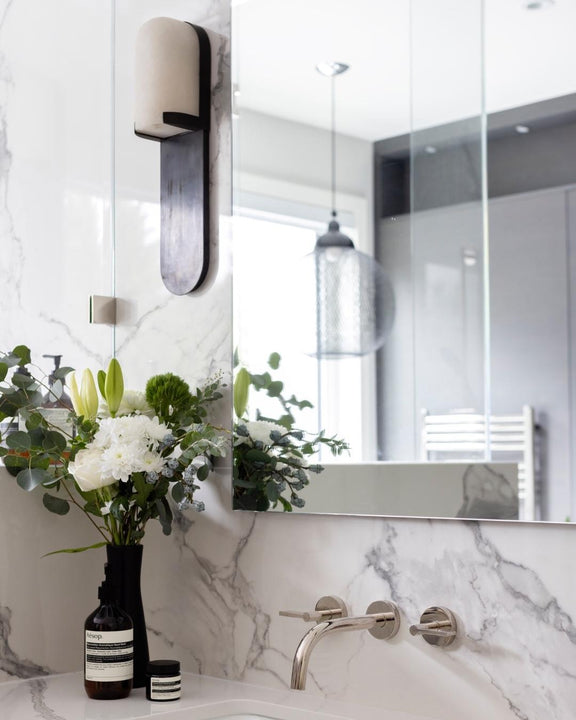 Melange Medium Elongated Pill Sconce