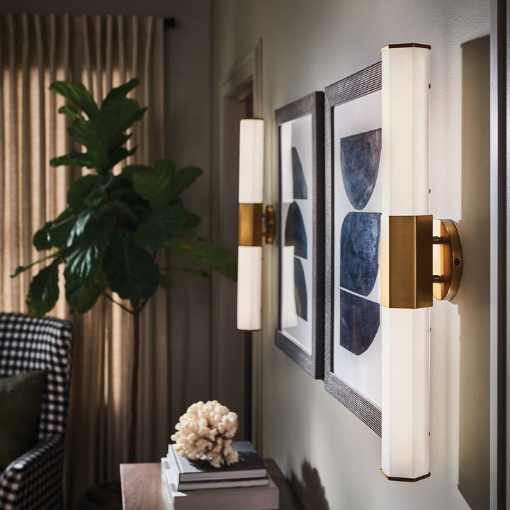 Facet Dual LED Wall Light