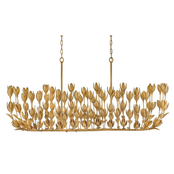 Lampadario lineare Flora 10 lt