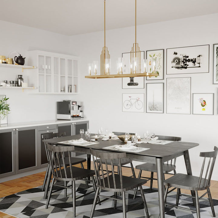 Kimrose 10 Light Linear Chandelier
