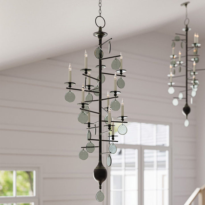Sethos 12 lt Long Chandelier