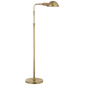 Fairfield Cordless Pharmacy Floor Lamp - Natural Brass