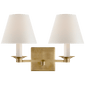 Evans Double Arm Sconce, a premium Decorative light by Visual Comfort & Co. Close - up image of its design.