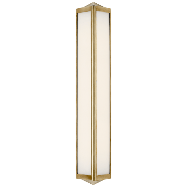 Geneva Medium Sconce, a premium Bath light by Visual Comfort & Co. Close - up image of its design.