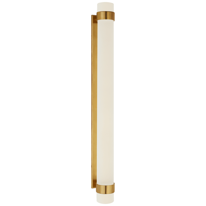 Barton Grande Bath Sconce, a premium Bath light by Visual Comfort & Co. Close - up image of its design.