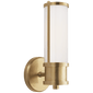 Lichfield Single Sconce, a premium Bath light by Visual Comfort & Co. Close - up image of its design.