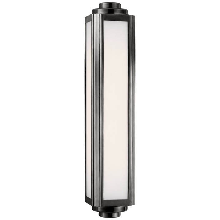 Keating Medium Sconce, a premium Bath light by Visual Comfort & Co. Close - up image of its design.