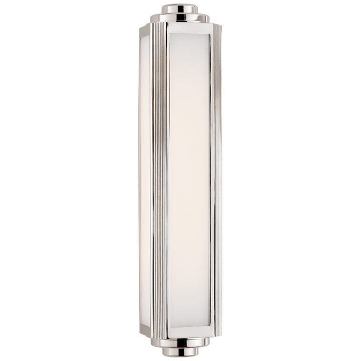 Keating Medium Sconce, a premium Bath light by Visual Comfort & Co. Close - up image of its design.