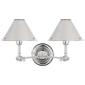 Anette Double Sconce, a premium Functional light by Visual Comfort & Co. Close - up image of its design.