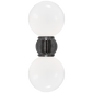 McCarren Double Sconce, a premium Bath light by Visual Comfort & Co. Close - up image of its design.