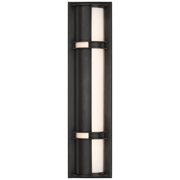 Strever 18" Shielded Sconce, a premium Bath light by Visual Comfort & Co. Close - up image of its design.