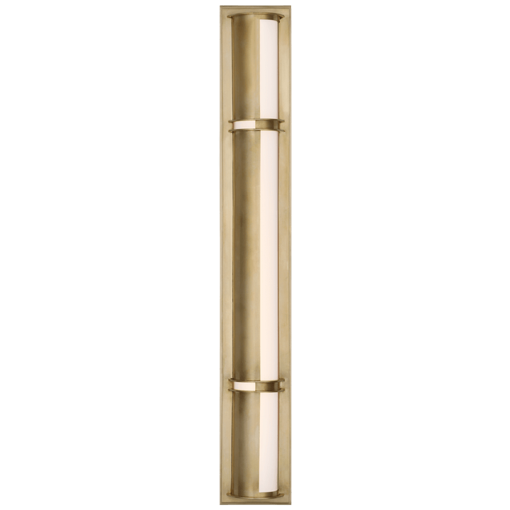 Strever 32" Shielded Bath Light, a premium Bath light by Visual Comfort & Co. Close - up image of its design.
