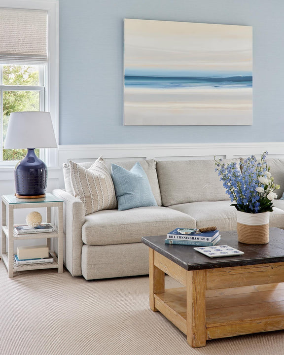 Halifax Small Table Lamp, a premium Decorative light by Visual Comfort & Co. Close - up image of its design.