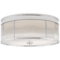 Allen Large Round Flush Mount, a premium Flush Mount light by Visual Comfort & Co. Close - up image of its design.