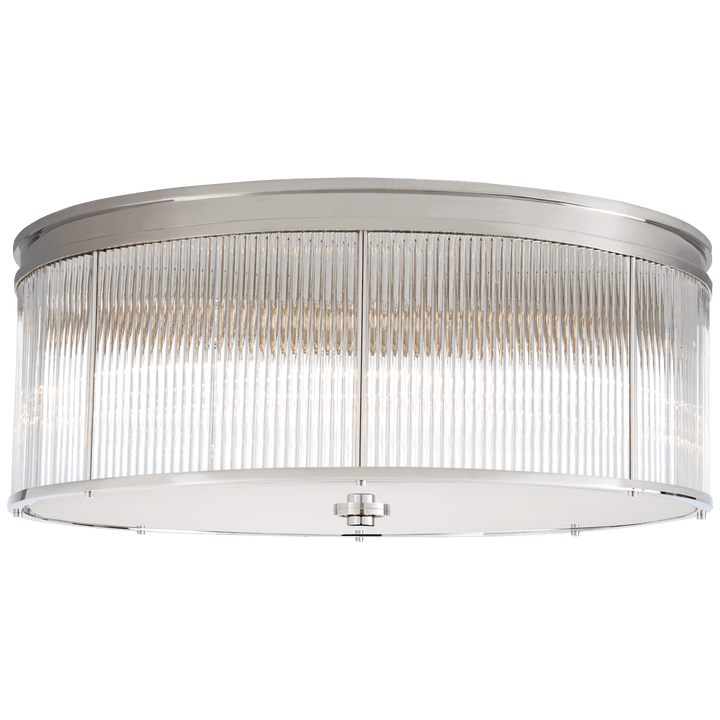 Allen Grande Flush Mount, a premium Flush Mount light by Visual Comfort & Co. Close - up image of its design.