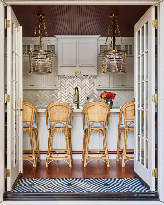 Chatham Large Lantern, a premium Lantern light by Visual Comfort & Co. Close - up image of its design.