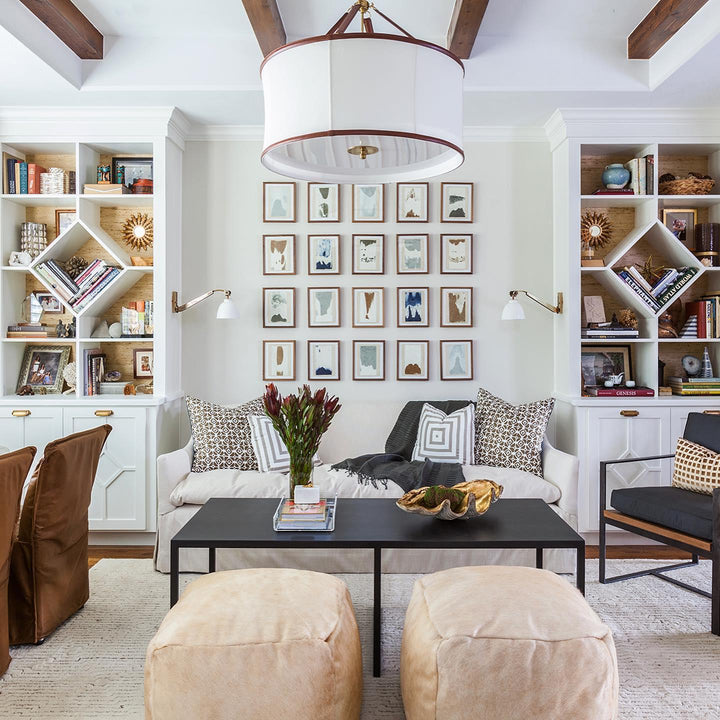 Broomfield Large Hanging Shade, a premium Hanging Shade light by Visual Comfort & Co. Close - up image of its design.