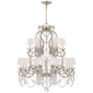 Adrianna Medium Chandelier, a premium Chandelier light by Visual Comfort & Co. Close - up image of its design.