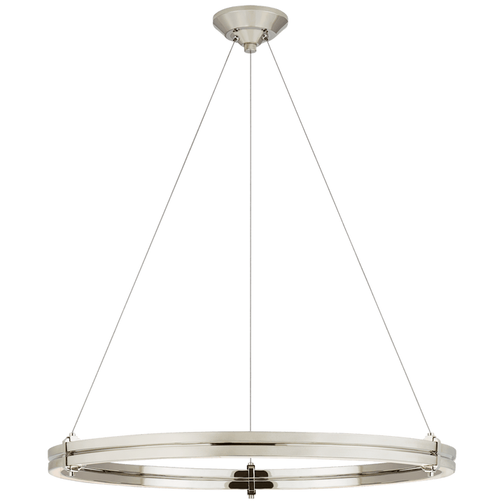 Paxton 32" Ring Chandelier, a premium Chandelier light by Visual Comfort & Co. Close - up image of its design.