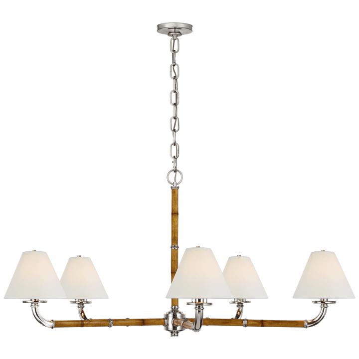 Dalfern Large Chandelier, a premium Chandelier light by Visual Comfort & Co. Close - up image of its design.