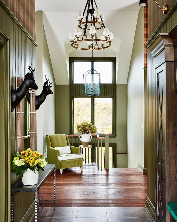 Beatrice Large Lantern, a premium Lantern light by Visual Comfort & Co. Close - up image of its design.