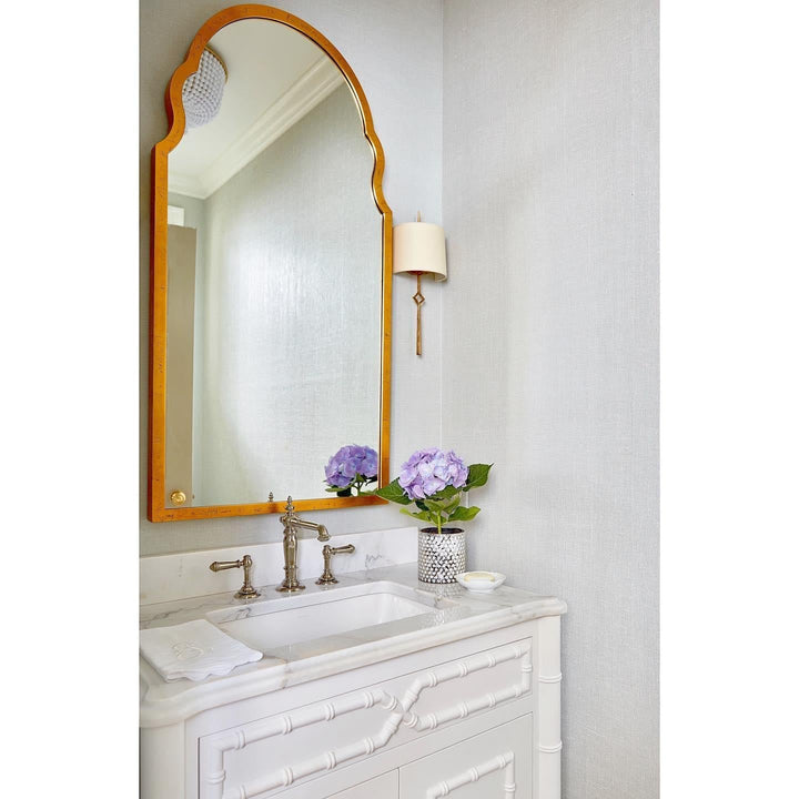 Cranston Small Sconce, a premium Decorative light by Visual Comfort & Co. Close - up image of its design.