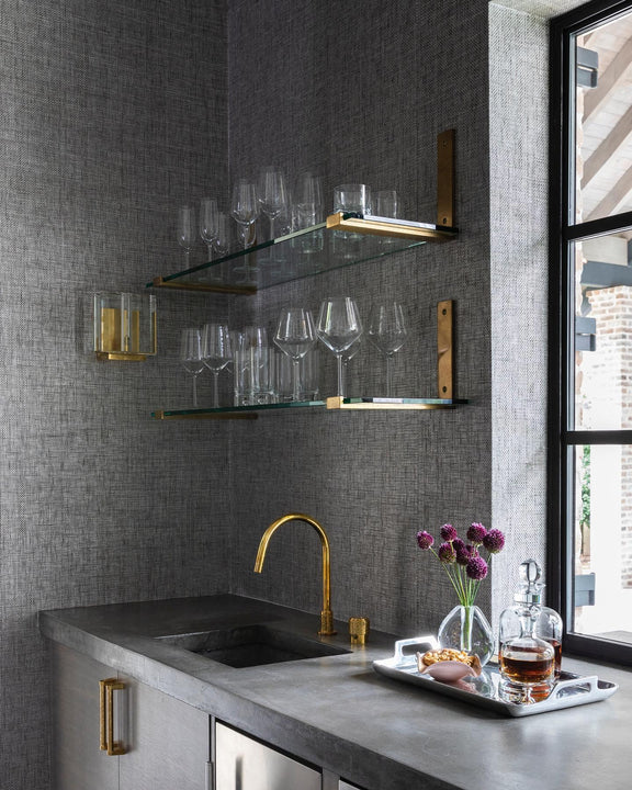 Ambar Small Wall Light, a premium Decorative light by Visual Comfort & Co. Close - up image of its design.