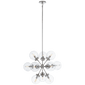 Bistro Small Round Chandelier, a premium Chandelier light by Visual Comfort & Co. Close - up image of its design.